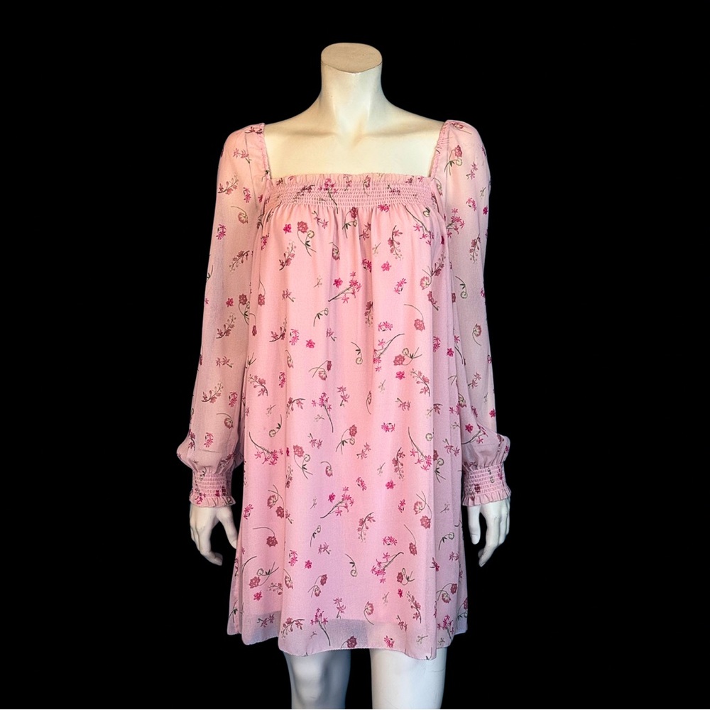ARITZIA Wilfred Alana Dress / Pink Spring Medley Babydoll Dress / S